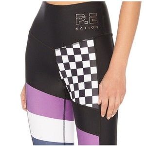 P.E Nation Multi the Check Hook Leggings Size S